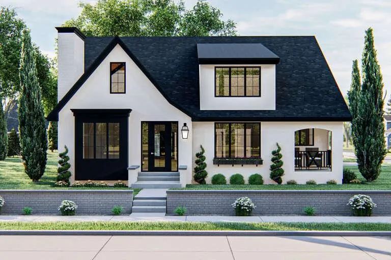 Dark accents house Dark accents house